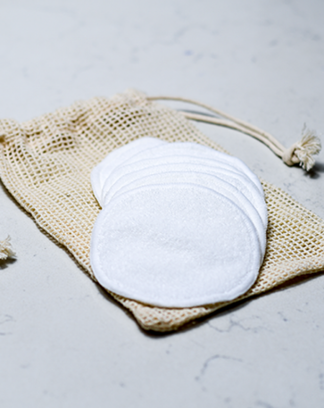 Reusable - Terry cotton pads - (Pack of 6)