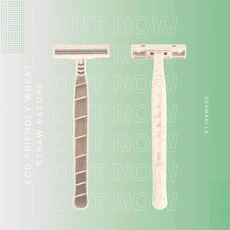 ECO FRIENDLY WHEAT STRAW RAZORS (Pack of 3)